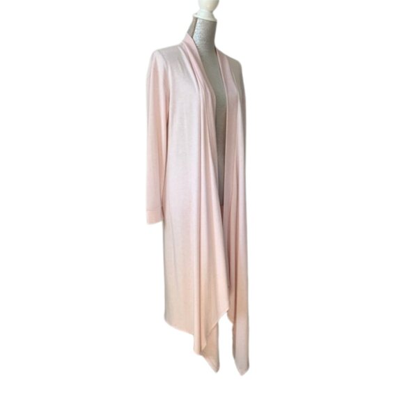 1 STATE Drape Front Cardigan in Light Pink, Size LARGE. - Picture 10 of 14
